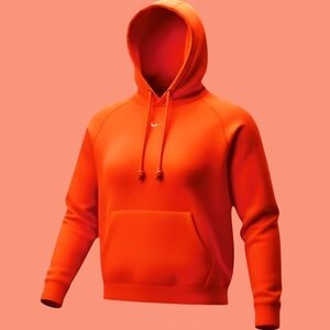 🚺 XS US — Nike Sportswear Oversized Phoenix Fleece Pullover DQ5860-633 [ORANGE]